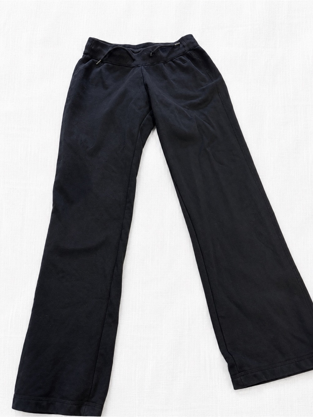 Nike Black Wide-Leg Drawstring Pants